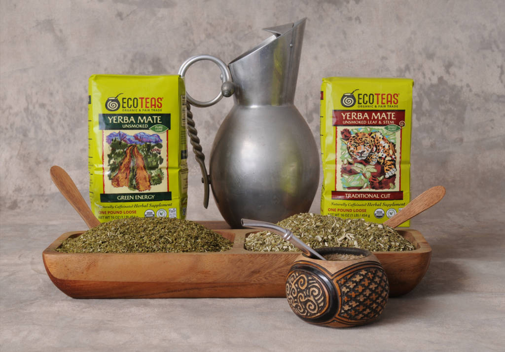Two pounds of ECOTEAS Yerba Mate – Pure Leaf and Whole Plant