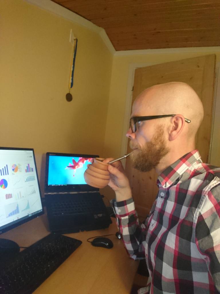 Hård på jobbet med Yerba Mate