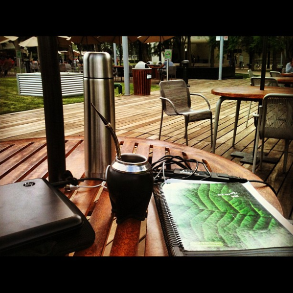 Trabajo duro con mate