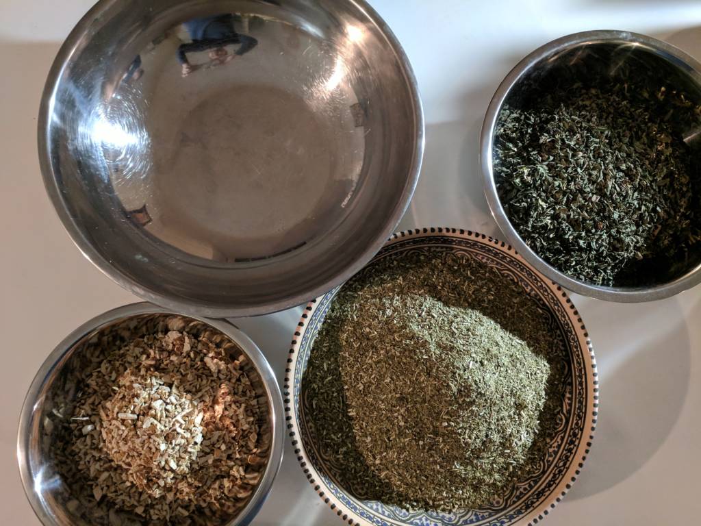 A few of the delicious ingredients that go into Alma Yerba Mate