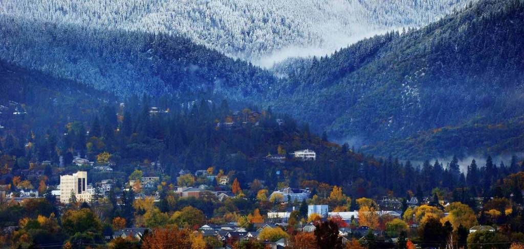A shot of Ashland, Oregon where it all started for ECOTEAS. Photo via Ashland Homes