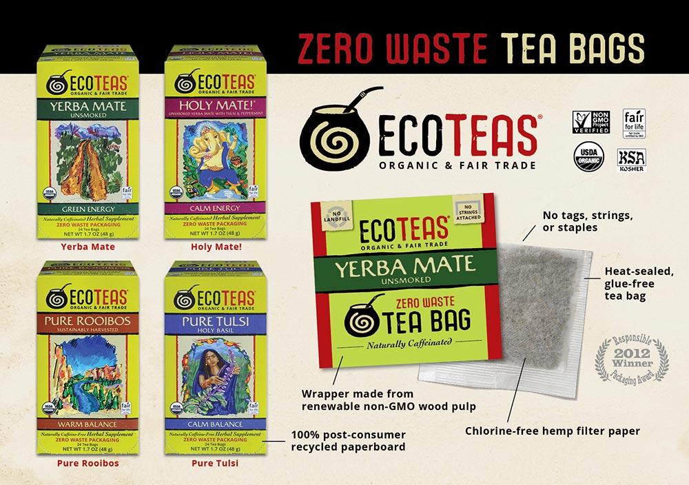 ECOTEAS’ zero waste tea bags via ECOTEAS’ website
