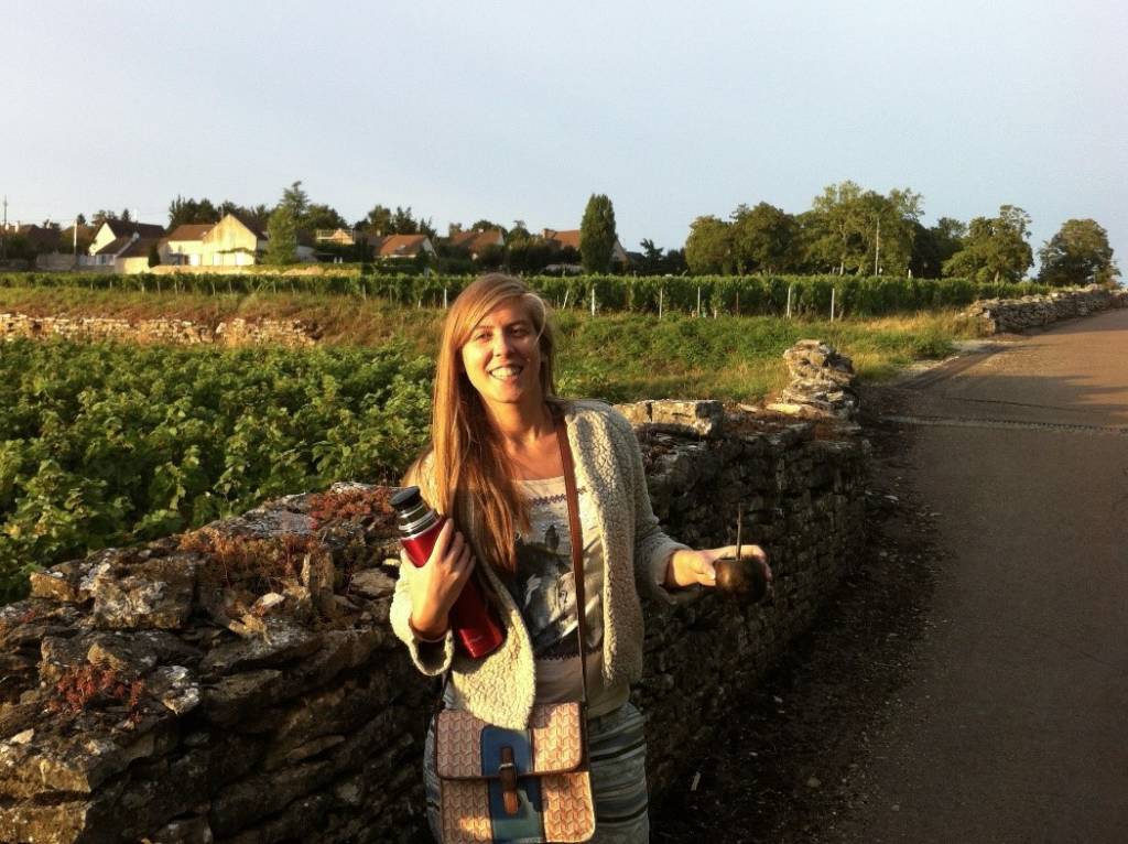 Here I am in Nice, France, in the beautiful vineyards with Yerba Mate