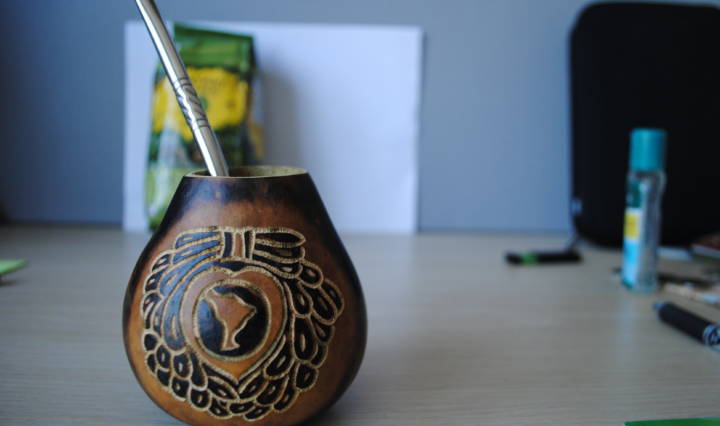 Good old gourd of Yerba Mate with a bombilla